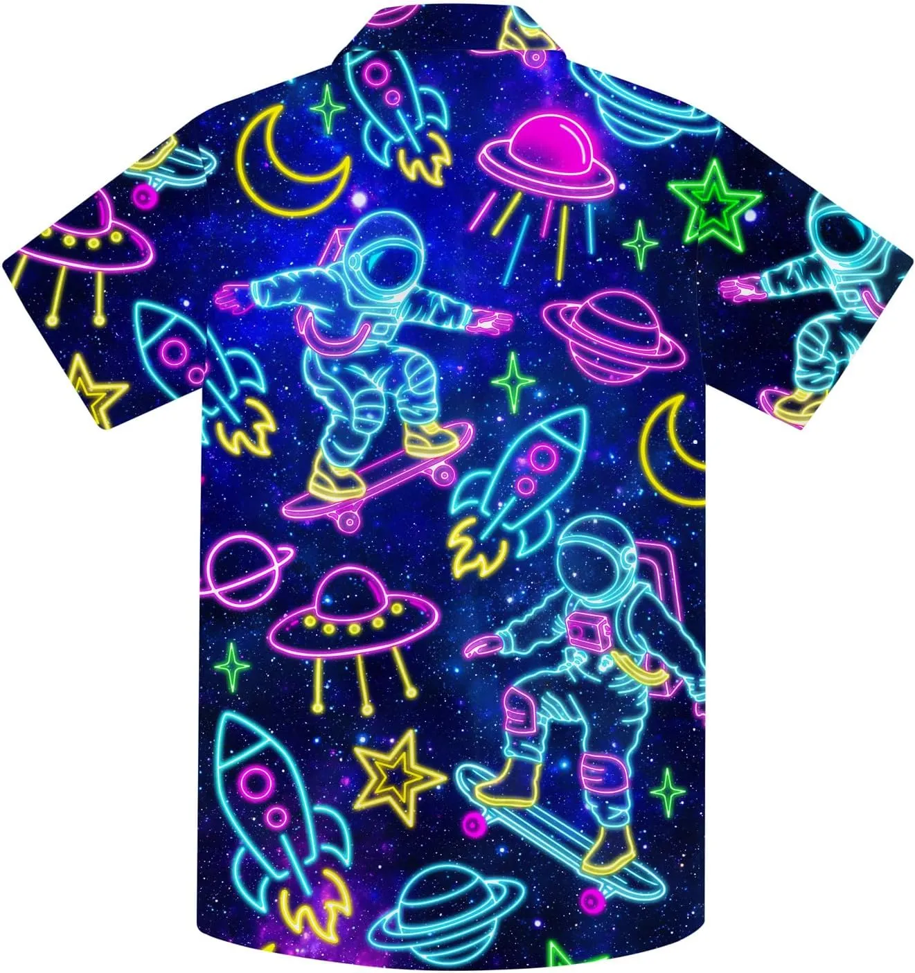 7-14T Boys Button Down Hawaiian Shirts 3D Printed Short Sleeve Cool Top Shirt