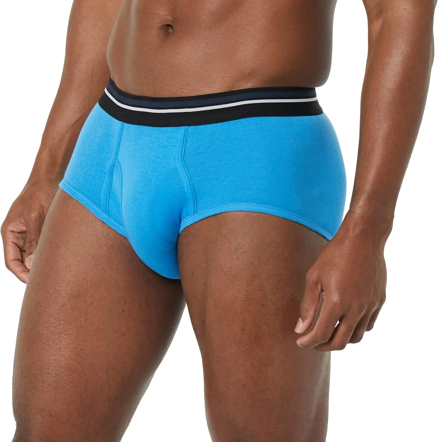 Amazon Essentials Men's Cotton Tag-Free Briefs Underwear, Multipacks