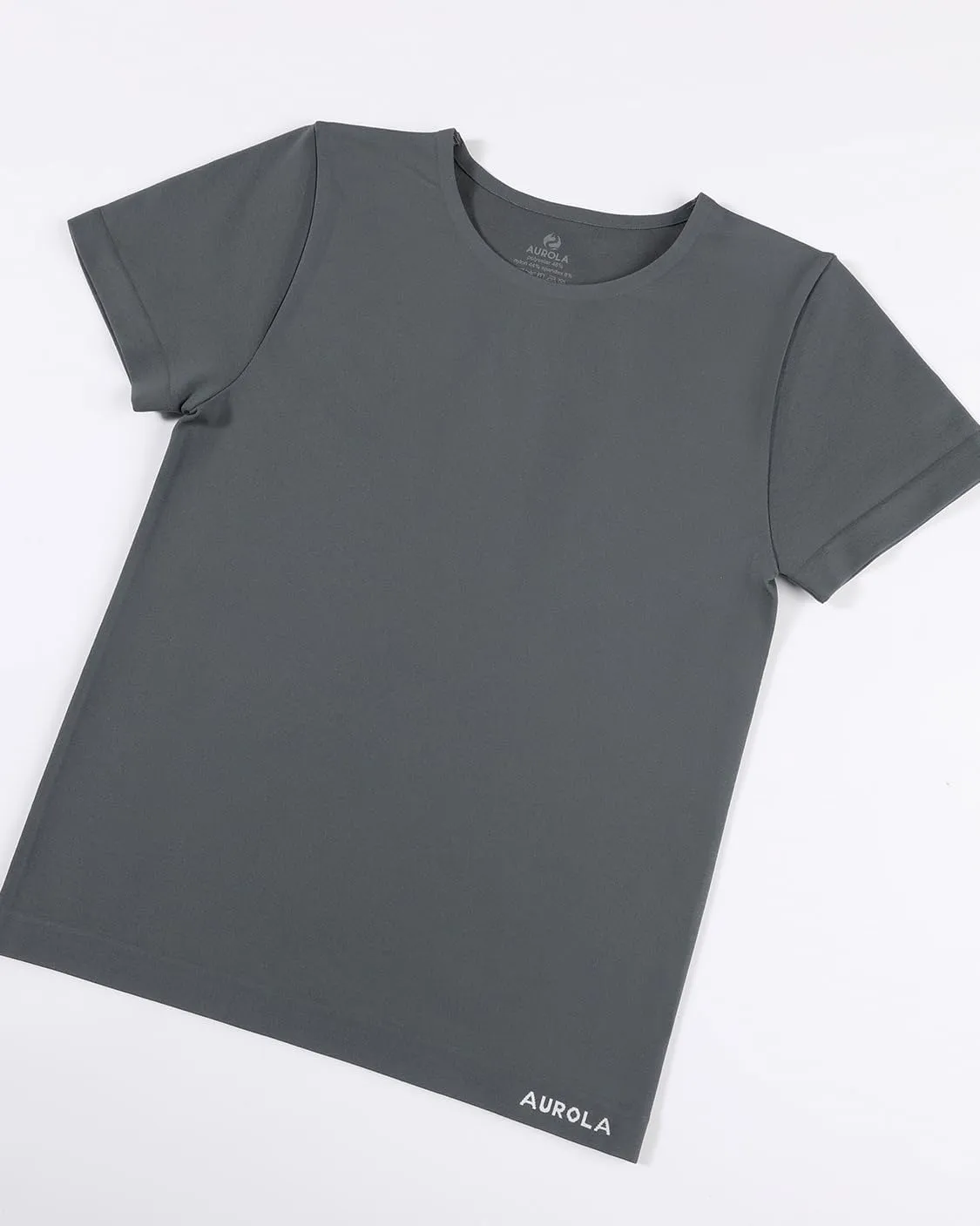 AUROLA Women Essentials Seamless Short Sleeve Fitted Tshirt Gym Workout Athletic Shirts Top Tee