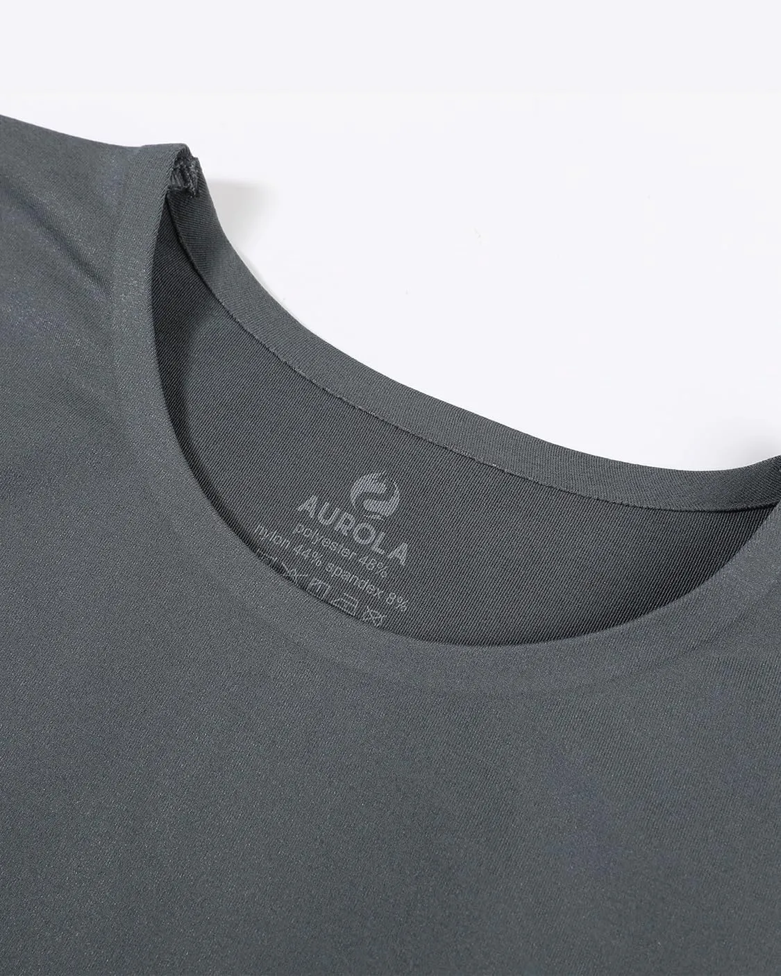 AUROLA Women Essentials Seamless Short Sleeve Fitted Tshirt Gym Workout Athletic Shirts Top Tee