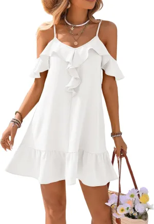 BB&KK Swimsuit Coverup for Women Bathing Suit Beach Cover ups Spaghetti Strap Dresses Swimwear Vacation Outfits
