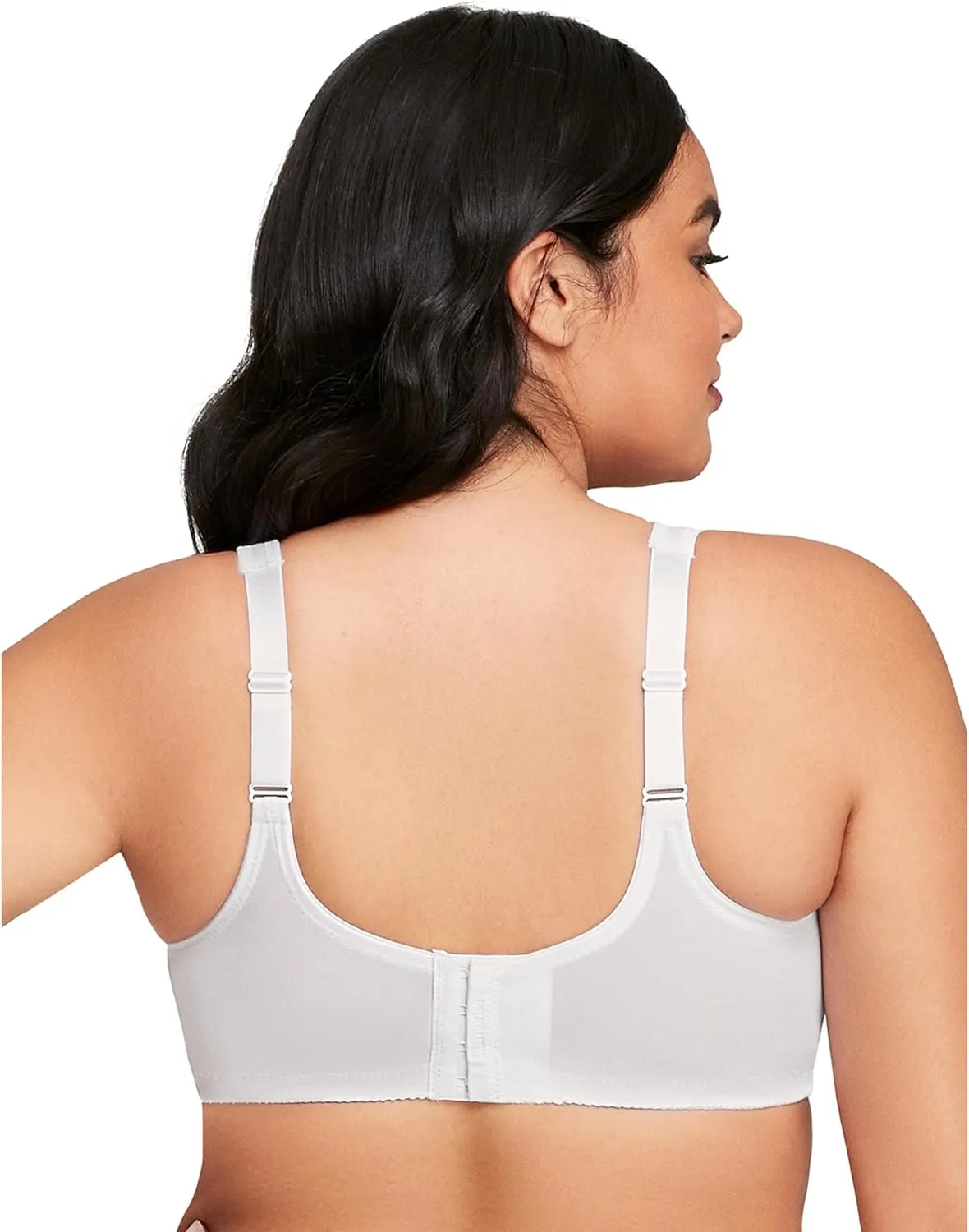 Glamorise Women's Full Figure Wirefree Minimizer Support Bra #1003
