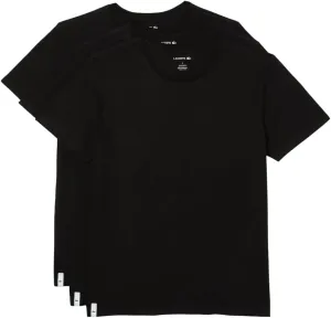 Lacoste Men's 100% Cotton Regular Fit Crew Neck T-Shirt, 3-Pack