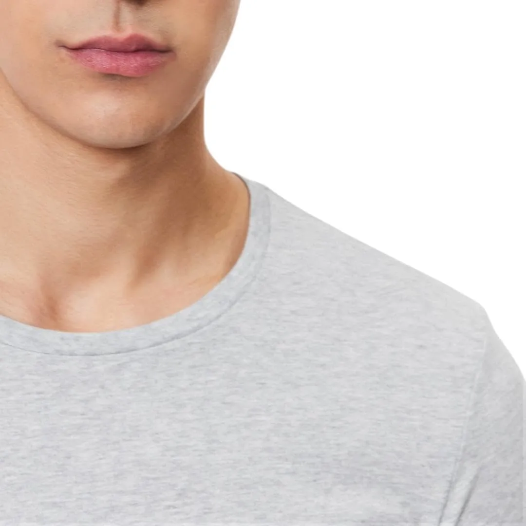 Lacoste Men's 100% Cotton Slim Fit Crew Neck Undershirt, 3-Pack