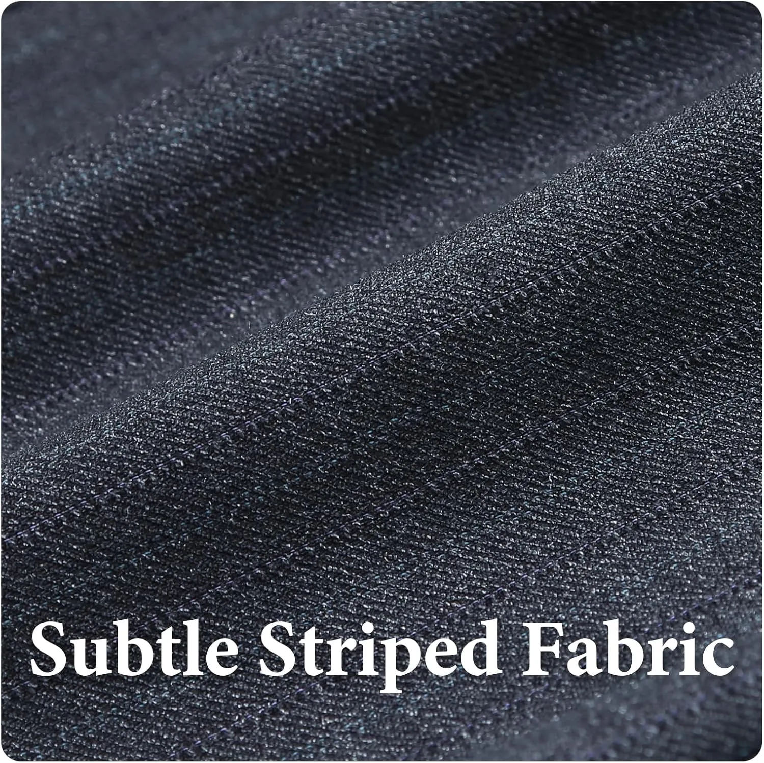 Lamgool Women's Suits 2 Piece Set Business Double Breasted Pinstripe Pant Suit Slim Fit Dressy Casual Outfits