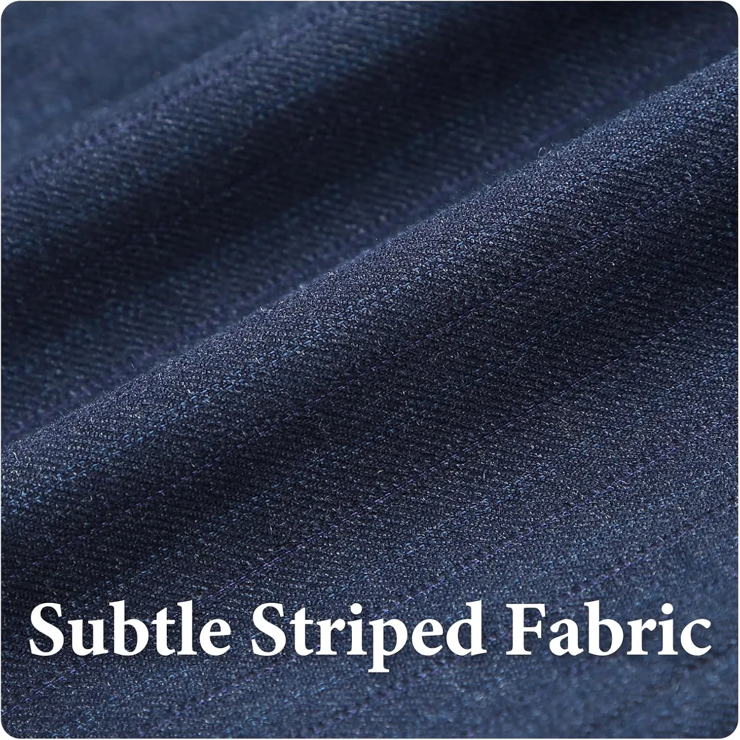 Lamgool Women's Suits 2 Piece Set Business Double Breasted Pinstripe Pant Suit Slim Fit Dressy Casual Outfits
