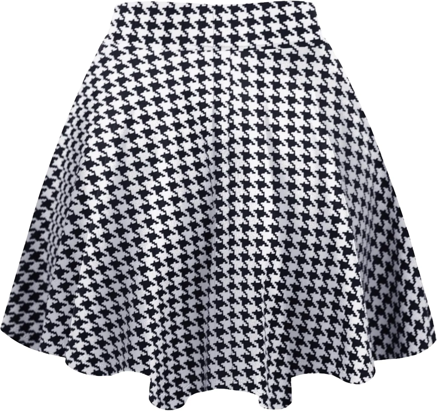 Made By Johnny Women's Basic Versatile Stretchy Flared Casual Mini Skater Skirt XS-3XL Plus Size