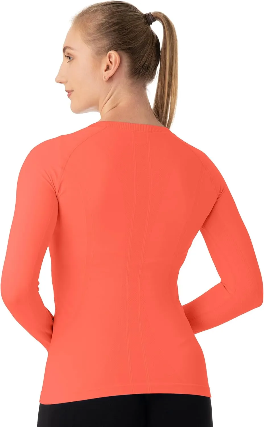 MathCat Seamless Workout Shirts for Women Long Sleeve Yoga Tops Sports Running Shirt Breathable Athletic Top Slim Fit