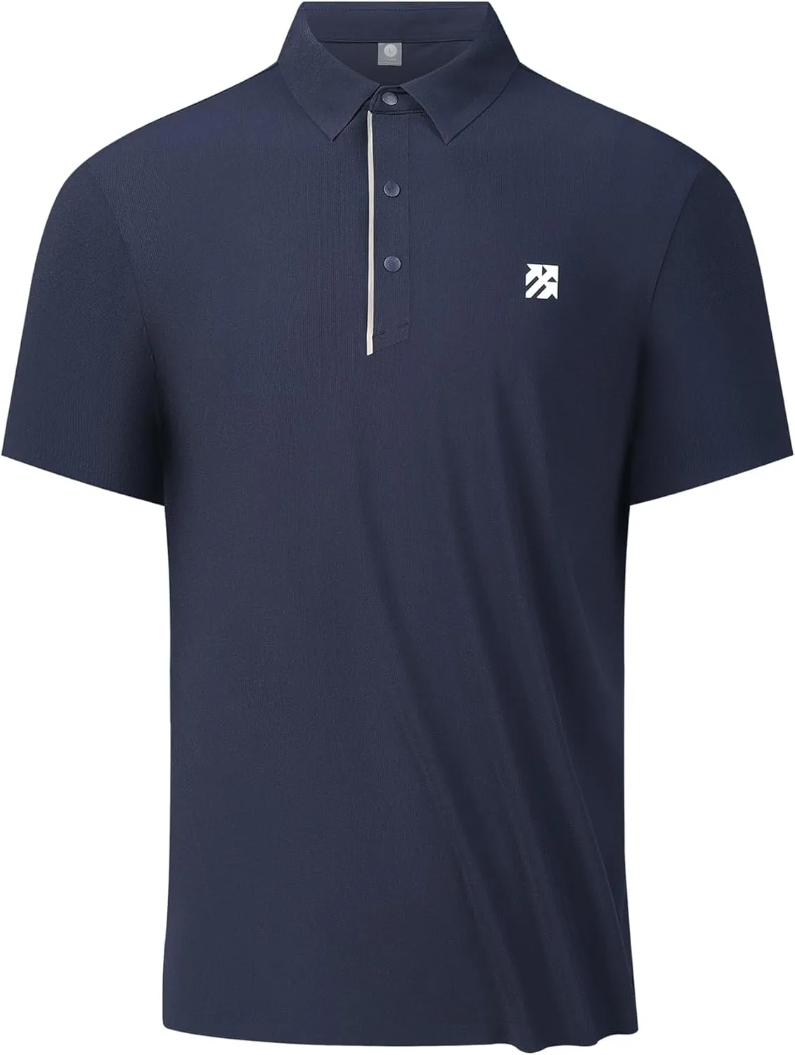 Mens Performance Polo Shirts Seamless Tech Golf Pickleball Shirts for Men Quick Dry Moisture Wicking