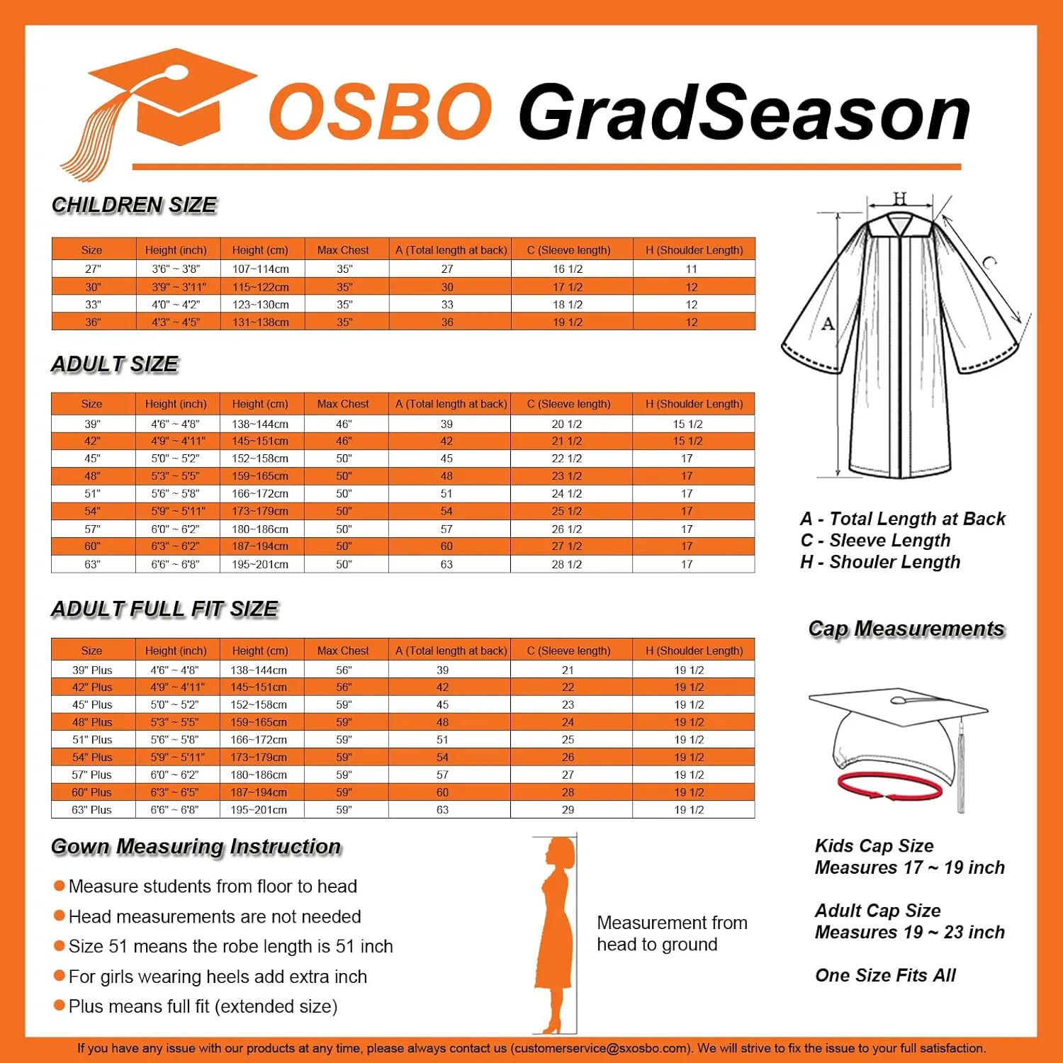 OSBO GradSeason Unisex Matte Robes for Graduation Gown, Choir Robes, Pulpit Robe and Pastor