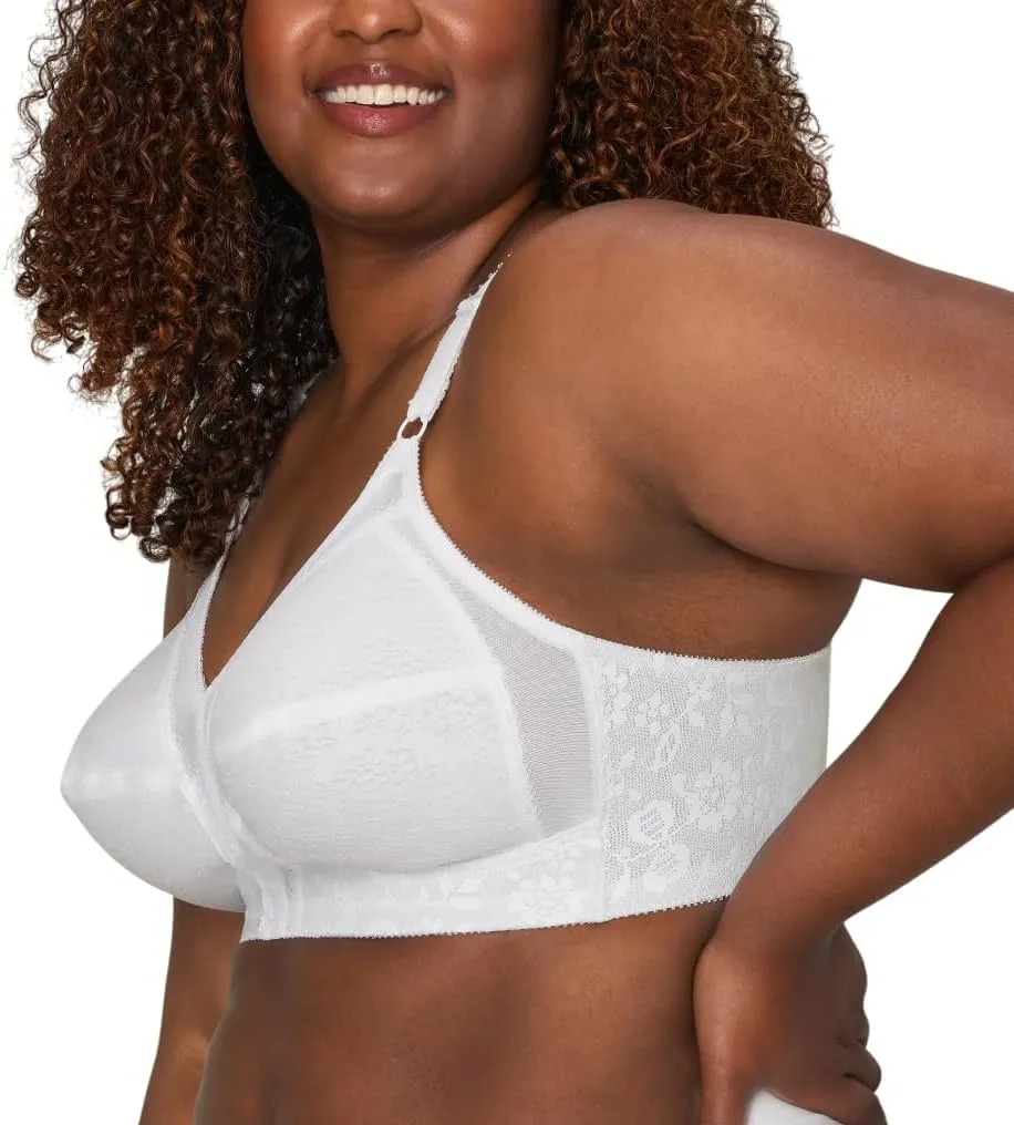 Playtex Women's Smoothing Wireless Bra, 18 Hour Plus-Size Bras Available, Full Coverage, 0020