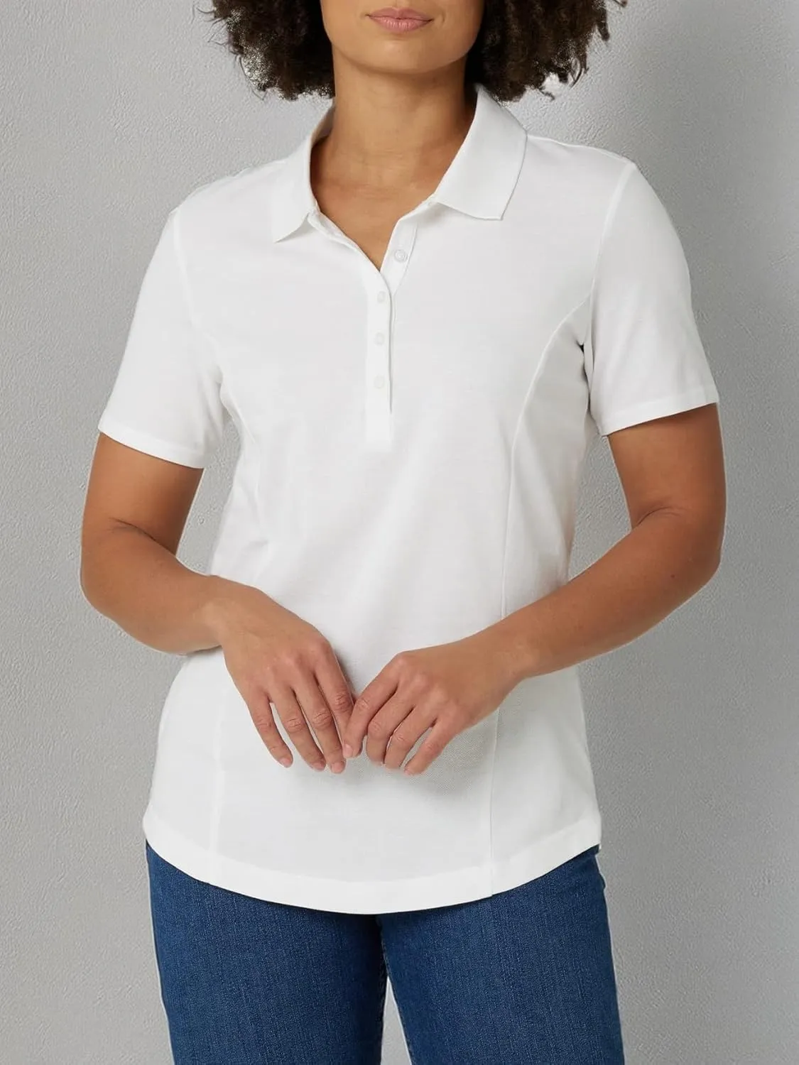 Riders by Lee Indigo Women's Short Sleeve Polo Shirt