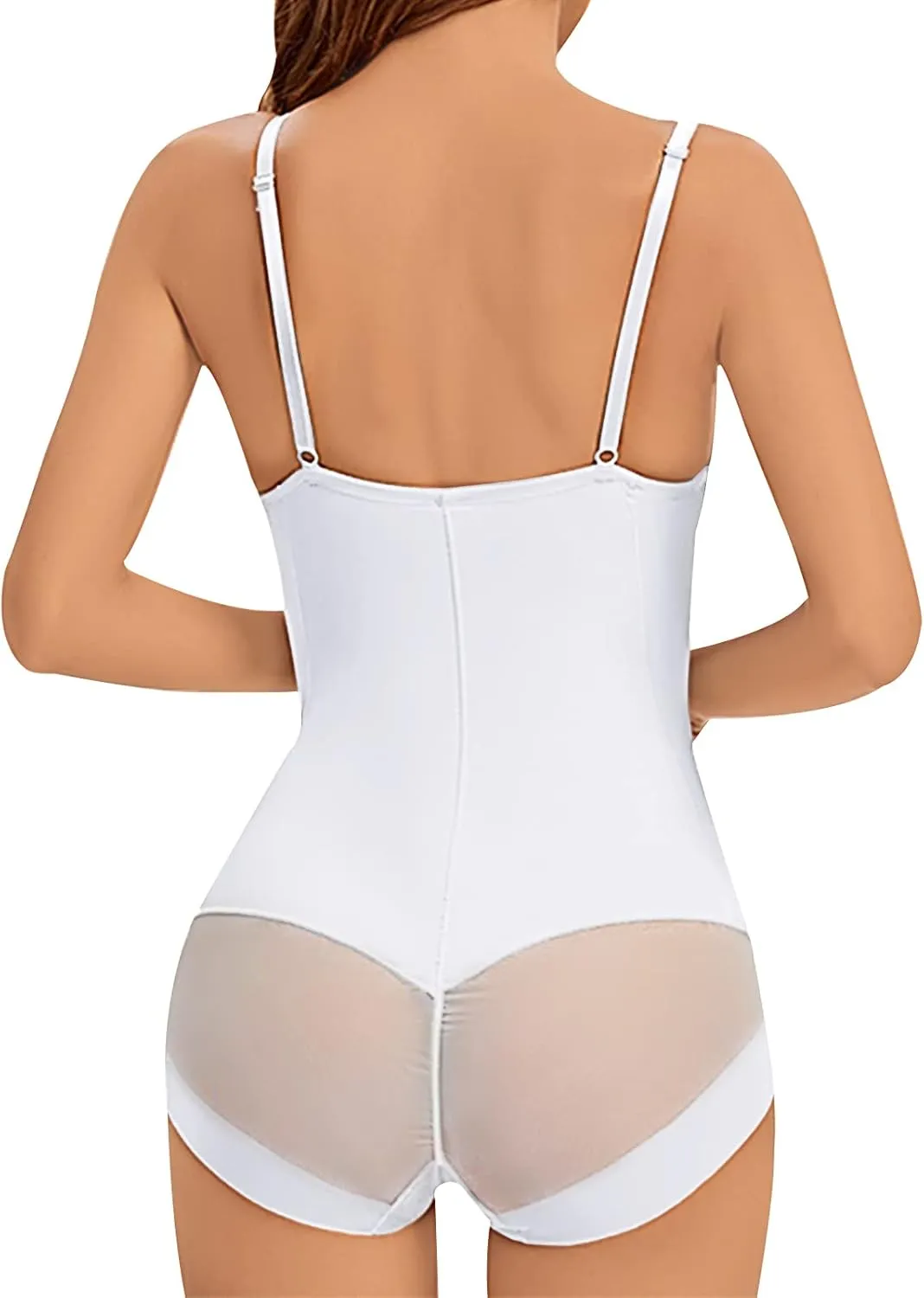 Shapewear for Women Tummy Control Full Body Shaper Elasticity Slimmer Shapewear Seamless Camisole Bodysuits