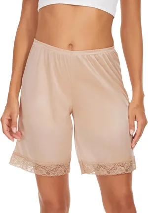 Slip Shorts Culotte for Women Split Skirt Lace Pettipants Bloomer