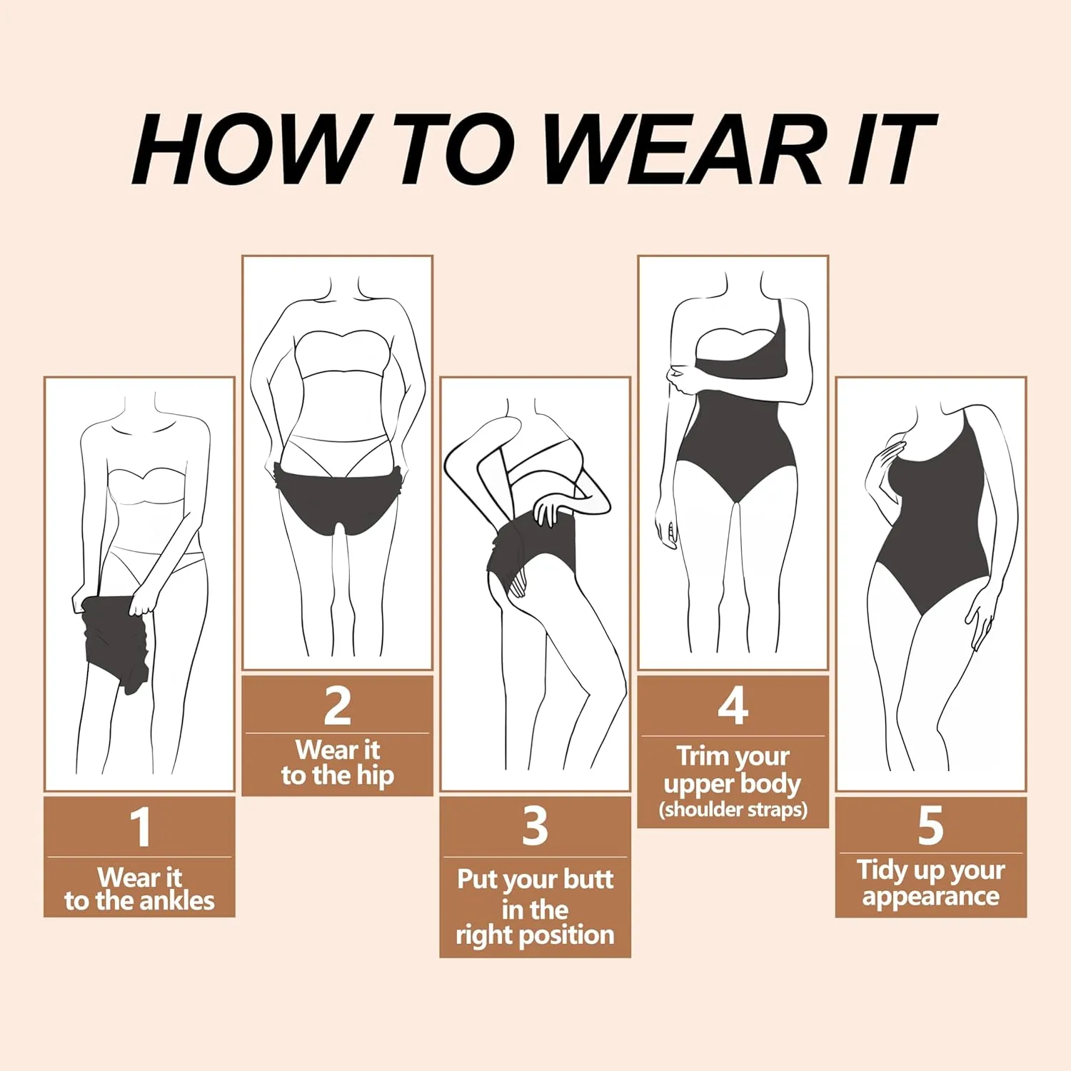 Strapless Shapewear for Women, Tummy Control Triangle Bodysuit, Seamless Sculpting Body Shaper Tank Top