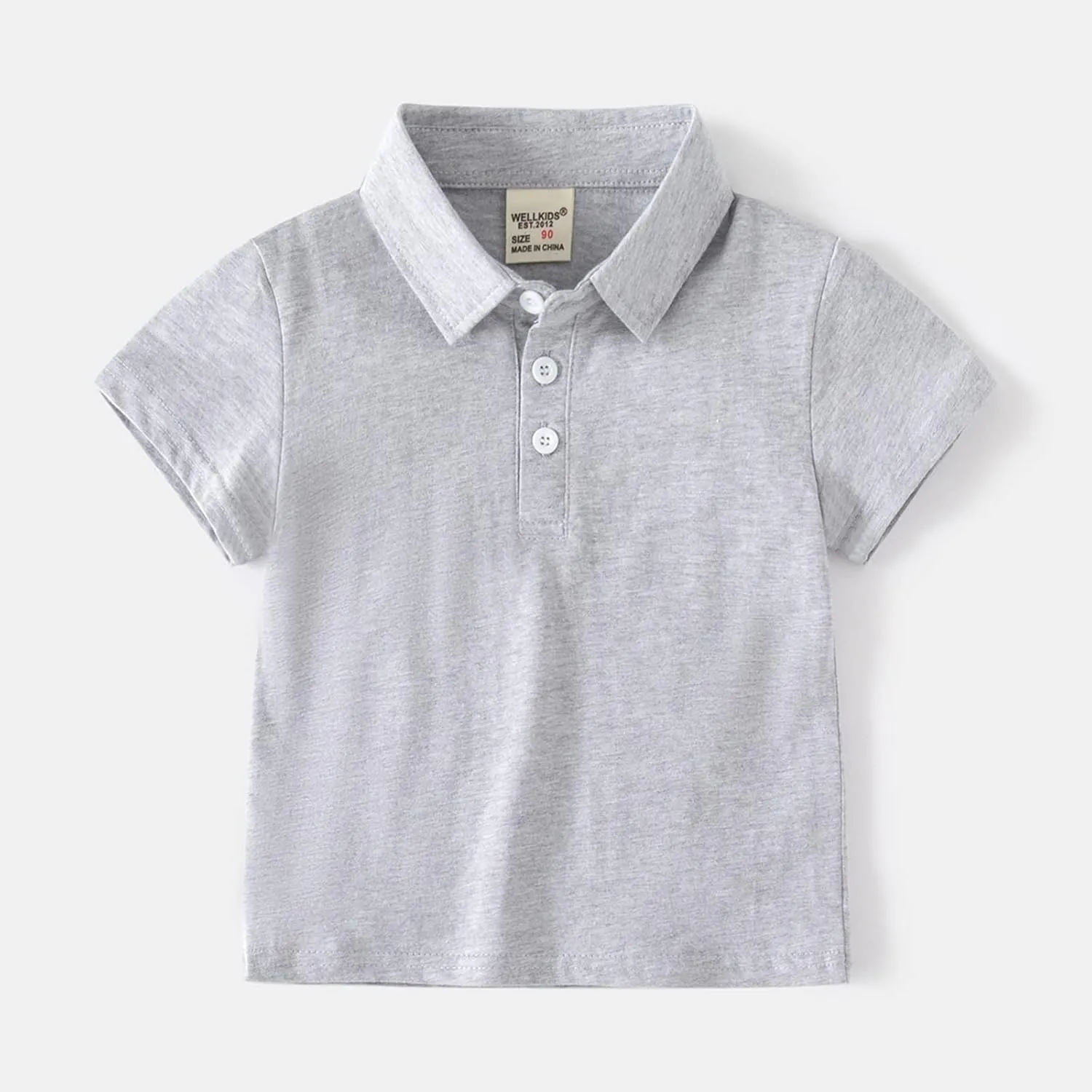 Summer Toddler Boys Short Sleeve Cartoon Prints T Shirt Cute Plo Shirt for Kids
