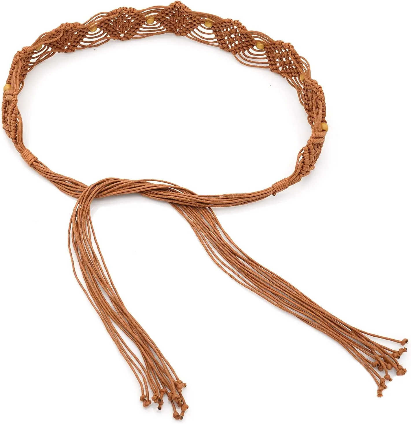 Suyi Boho Braid Belt for Women Bohemian Woven Waist Belts for Dress