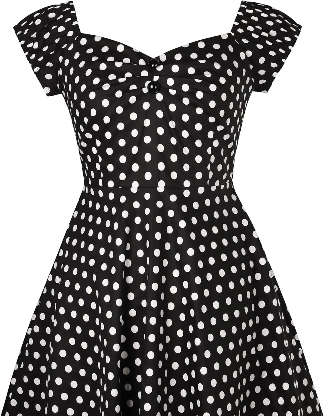 YARN & INK Retro Swing Dresses for Women 1950s Vintage Rockabilly Clothes Pinup Clothing Cocktail Party Dress