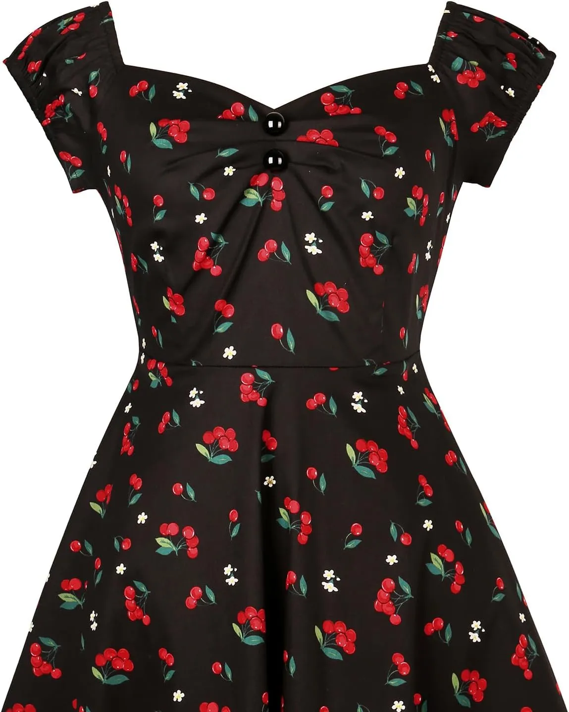 YARN & INK Retro Swing Dresses for Women 1950s Vintage Rockabilly Clothes Pinup Clothing Cocktail Party Dress