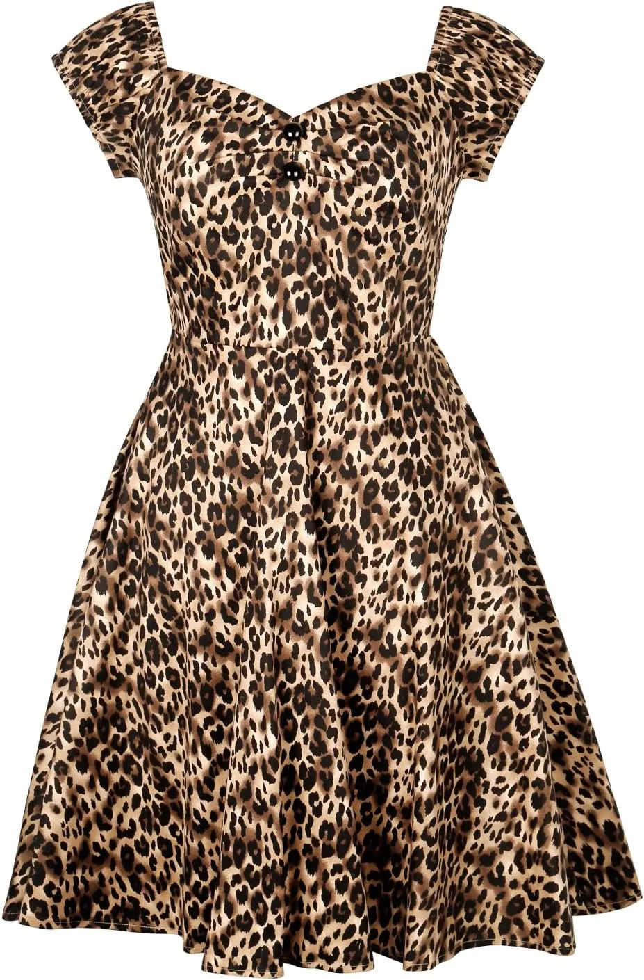 YARN & INK Retro Swing Dresses for Women 1950s Vintage Rockabilly Clothes Pinup Clothing Cocktail Party Dress