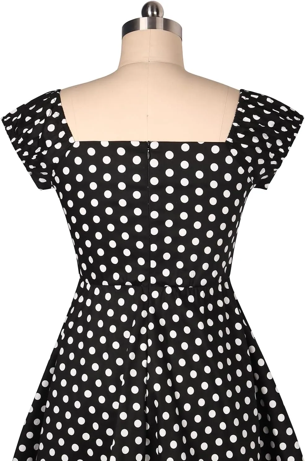 YARN & INK Retro Swing Dresses for Women 1950s Vintage Rockabilly Clothes Pinup Clothing Cocktail Party Dress