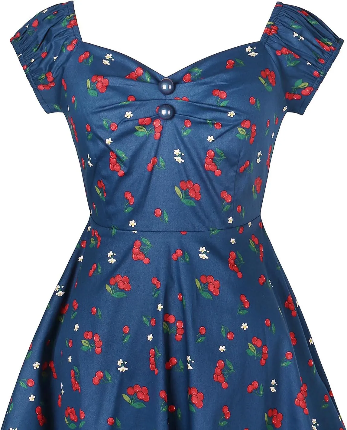 YARN & INK Retro Swing Dresses for Women 1950s Vintage Rockabilly Clothes Pinup Clothing Cocktail Party Dress