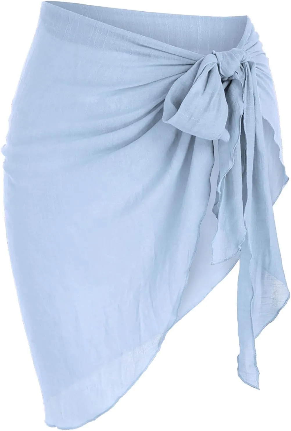 ZAFUL Women's Sarong Coverups Beach Wrap Sheer Bikini Wraps Chiffon Cover Ups for Swimwear